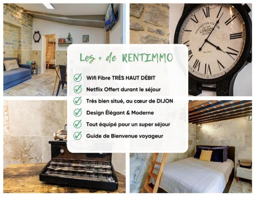 Apartament Le Coin Vintage - Familial - Hypercentre - Charme - Rent Immo Dijon Zewnętrze zdjęcie